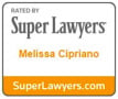 rated by super lawyers melissa cipriano superlawyers.com