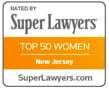 rated by super lawyers top 50 women New Jersey superlawyers.com
