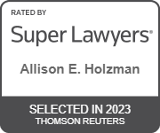 Rated By Super Lawyers Allison E. Holzman Selected In 2023 Thomson Reuters